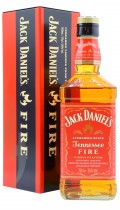 Jack Daniel's Branded Tin & Tennessee Fire Whiskey Liqueur