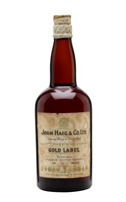 Haig's Gold Label / Cork Stopper / Bot.1940s (GEORGE VI) Blended Whisky