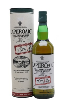 Laphroaig 10 Year Old Cask Strength / Batch 001 / Bottled 2009 Islay Whisky