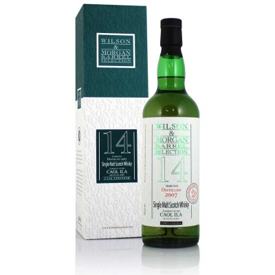 Caol Ila 2007 14 Year Old, Wilson & Morgan Cask Strength, 58%