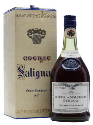Salignac 1865 Cognac / Grande Champagne / Bottled 1960s