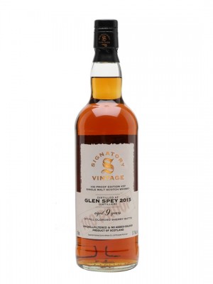Glen Spey 2015 / 9 Year Old / 100 Proof Edition #37 / Signatory