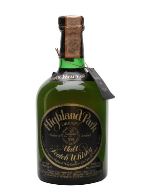 Highland Park 1956 / 18 Year Old / Bottled 1974