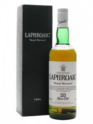 Laphroaig 10 Year Old Royal Warrant / Bottled 1994