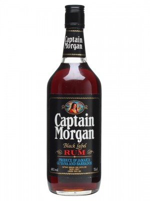 Captain Morgan Black Label / Bottled 1980s