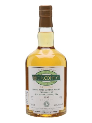 Springbank 1992 / 7 Year Old / Da Mhile Organic