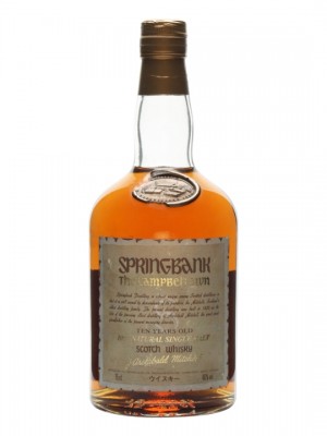 Springbank 10 Year Old / Dumpy Bottle / Bottled 1980s