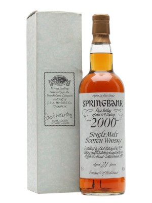 Springbank 21 Year Old / First Bottling of 21st Century