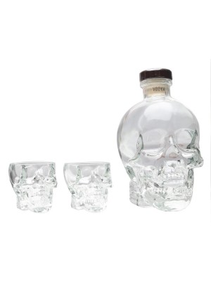 Crystal Head Vodka + 2 Glasses