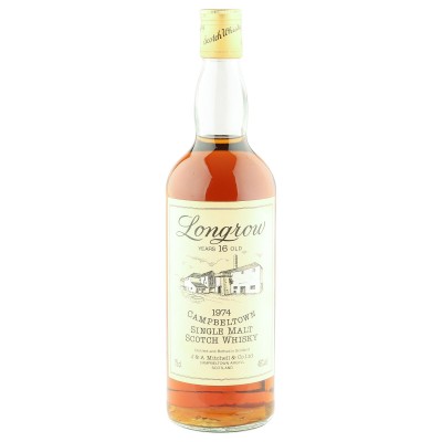 Longrow 1974 16 Year Old, Distillery Label Nineties Bottling