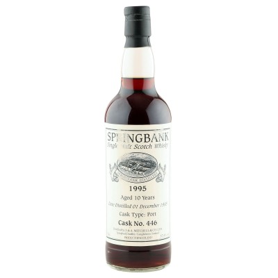 Springbank 1995 10 Year Old, Cask Strength Private Bottling - Port Cask #446