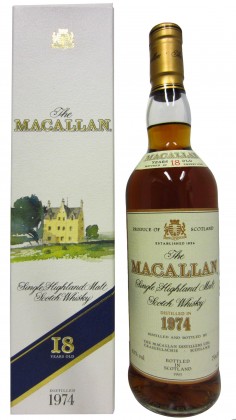Macallan 1992 Release Sherry Oak Scotc 1974 18 Year Old