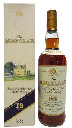 Macallan 1990 Release Sherry Oak Scotc 1972 18 Year Old