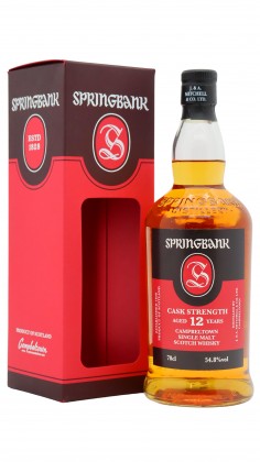 Springbank Cask Strength Batch 18 Campbeltown Single Malt Sco 12 year old