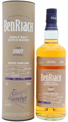 Benriach Single Cask #7611 2007 12 year old