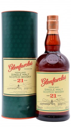 Glenfarclas Highland Single Malt Scotch 21 year old
