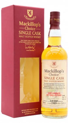 Glen Grant Mackillop's Choice Single Cask #11086 1989 26 year old