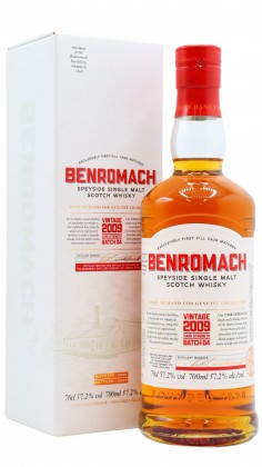 Benromach Cask Strength Batch #4 2009 10 Year Old