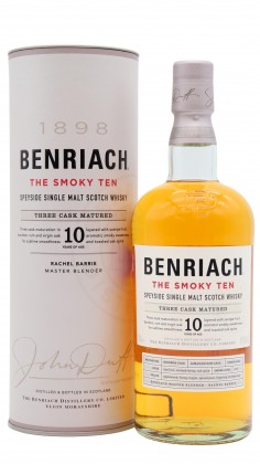 Benriach The Smoky Ten Speyside Single Malt Scotch 10 year old