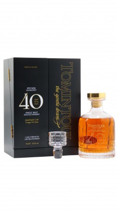 Tomintoul Quadruple Cask Speyside Single Malt Scotch 1974 40 year old