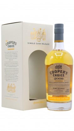 Port Dundas (silent) Cooper's Choice - Single Rum Cask #9027 2009 10 year old
