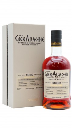 GlenAllachie Speyside Single PX Puncheon Cask #6495 1989 32 Year Old
