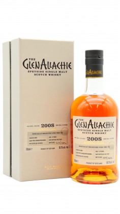 GlenAllachie Speyside Single Chinquapin Virgin Oak Cask #6896 2008 13 Year Old