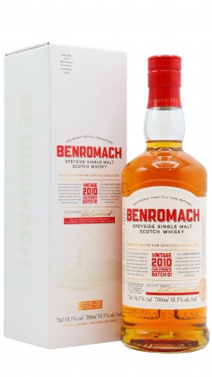 Benromach Cask Strength Batch #1 2010 10 Year Old