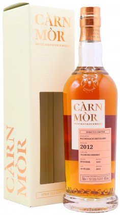 Balmenach Carn Mor Strictly Limited - Oloroso Sherry Cask Fi 2012 10 year old