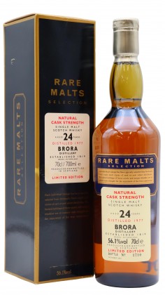 Brora (silent) Rare Malts Selection Single Malt Scotch 1977 24 year old