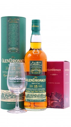 Glendronach Copita Glass & Revival 15 year old