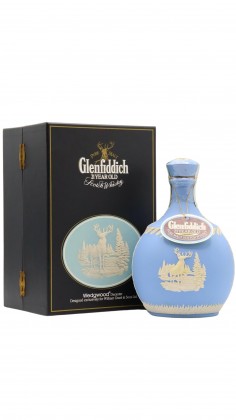 Glenfiddich Wedgwood Jasper Decanter Pure Malt Scotch 1966 21 year old