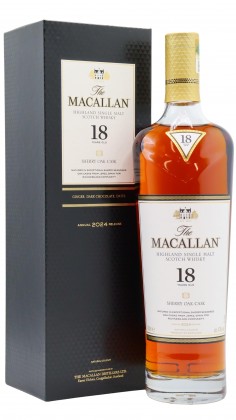 Macallan 2024 Release Sherry Oak Highland Single Malt Scotc 18 year old