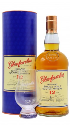Glenfarclas Glencairn Glass & Highland Single Malt 12 year old