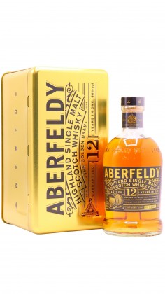 Aberfeldy Highland Single Malt With Gift Tin 12 year old