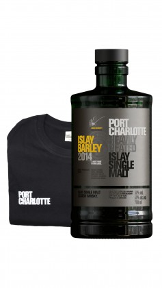 Port Charlotte T-Shirt & Islay Barley 2014 7 year old