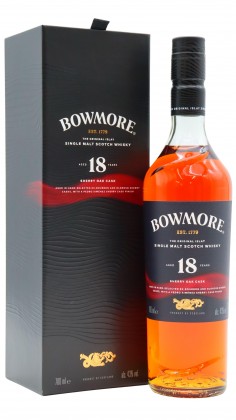 Bowmore Sherry Oak Collection Islay Single Malt Scotch 18 year old