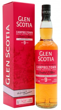 Glen Scotia Campbeltown Malts Festival 2025 Single Malt Scotch 9 year old