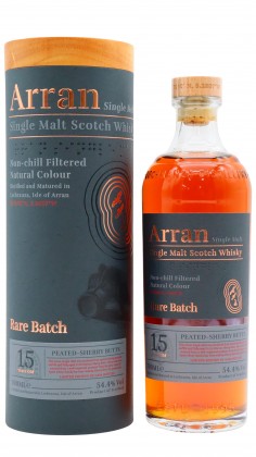 Arran Rare Batch Peated Oloroso Sherry Butts Single Malt 15 Year Old