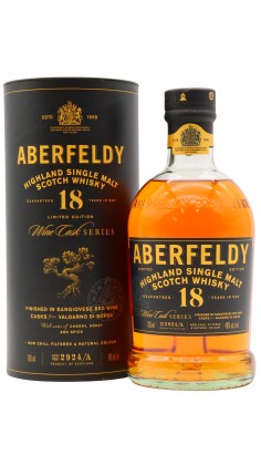 Aberfeldy Sangiovese Wine Cask Matured Single Malt Scotch 18 year old