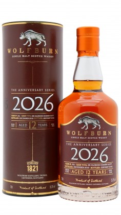 Wolfburn 2026 Anniversary Series Single Malt Scotch 2013 12 year old