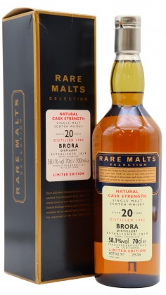 Brora (silent) Rare Malts Selection Single Malt Scotch 1982 20 year old