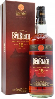 Benriach Albariza Peated Sherry Cask Finish 18 Year Old