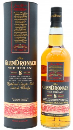 Glendronach The Hielan Single Malt Scotch 8 year old