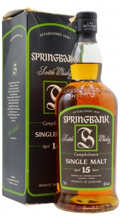 Springbank Campbeltown Single Malt (Old Bottling) 15 year old
