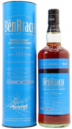 Benriach Pedro Ximenez Sherry Single Cask #6401 1998 18 year old
