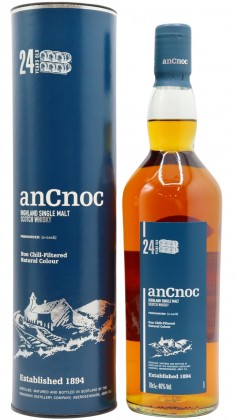 anCnoc Highland Single Malt Scotch 24 year old