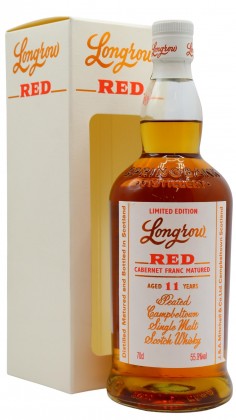Longrow Red Cabernet Franc Matured 2018 Release 11 year old