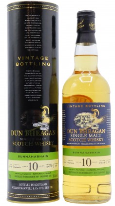Bunnahabhain Dun Bheagan Single Malt 2007 10 year old