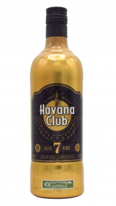 Havana Club Anejo - Edicion Limitada Gold Bottle 7 year old Rum